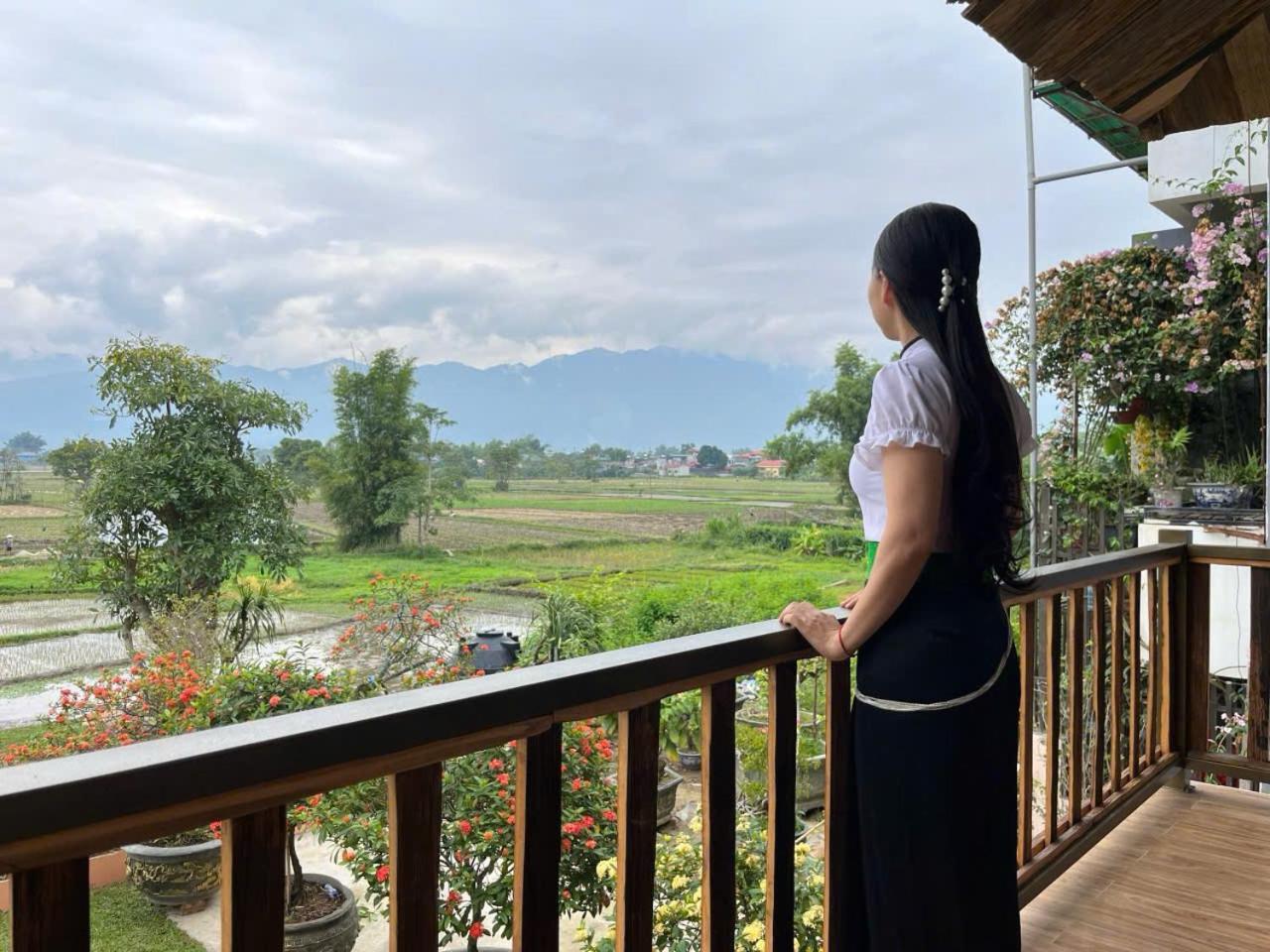 Tran Gia Homestay Nghia Lo Bagian luar foto