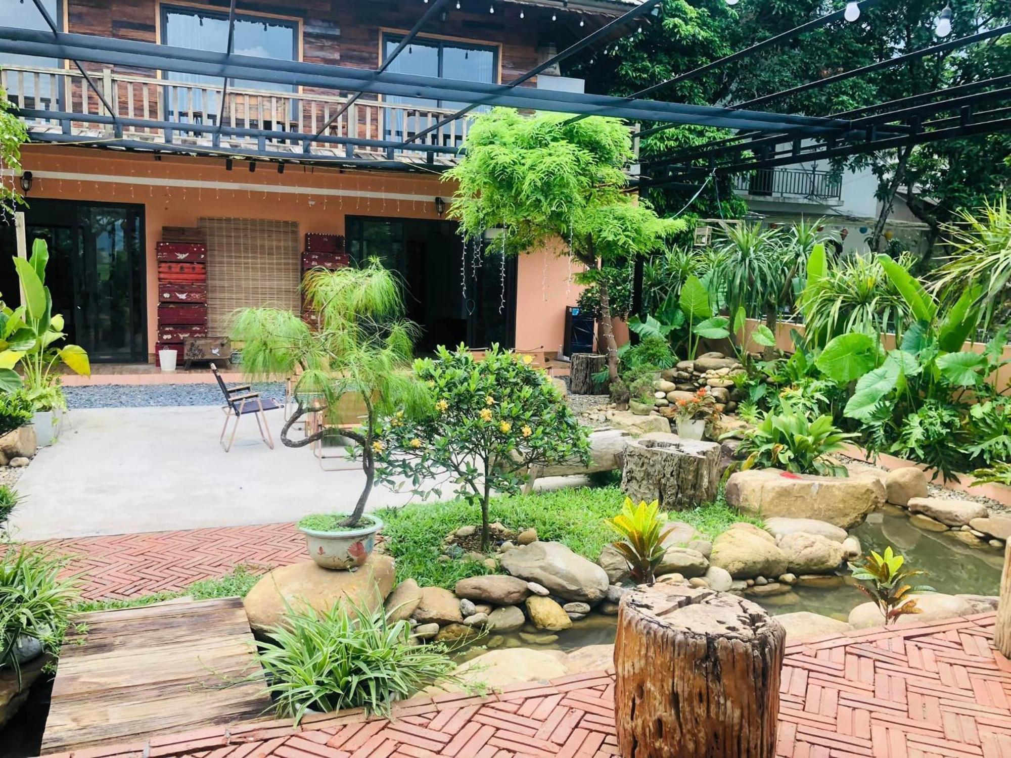 Tran Gia Homestay Nghia Lo Bagian luar foto
